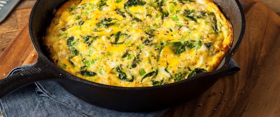 Fritata s kozjim sirom