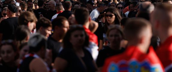 Ulice Sinja uoči koncerta Marka Perkovića Thompsona