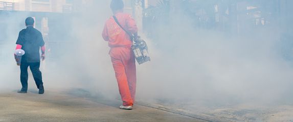 Zaprašivanje komaraca, ilustracija