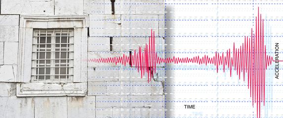 Potres, ilustracija