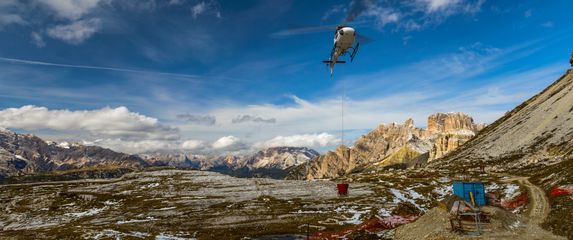 Spašavanje helikopterom u Dolomitima