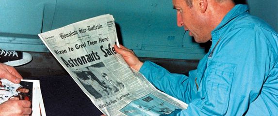 JIm Lovell, fotografija iz 1970.