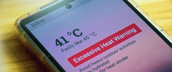 Visoka temperatura, ilustracija