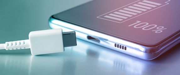 Baterija telefona, ilustracija