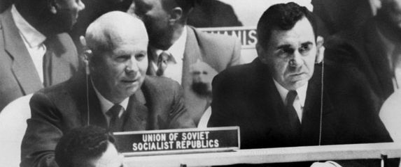 Nikita Hruščov i Andrej Gromyk