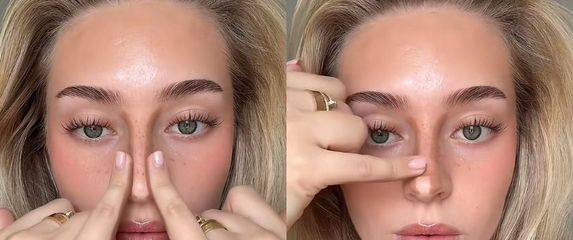 Konturiranje nosa prstima