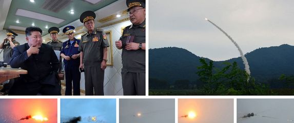 Sjevernokorejsko testiranje dva nova protuzračna projektila