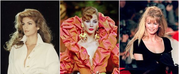 Cindy Crawford, Christy Turlington i Claudia Schiffer