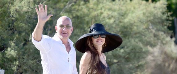 Jeff Bezos i Lauren Sanchez