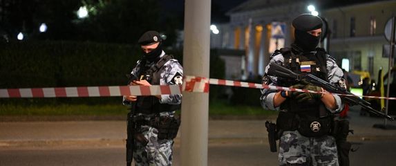 Policija na mjestu eksplozije u Moskvi