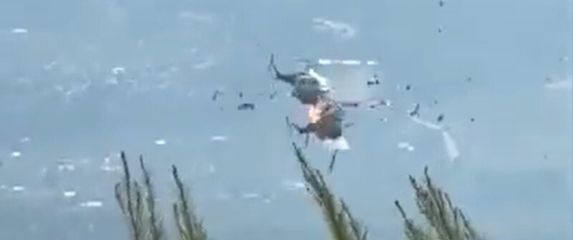 Sudar helikoptera u Grčkoj
