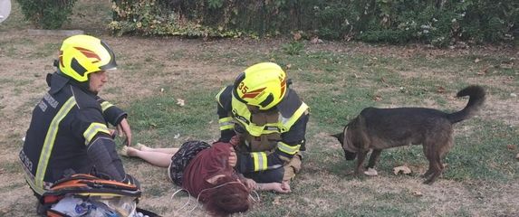 Zagrebački vatrogasci spasili mladu ženu