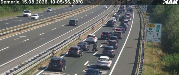 Gužva na A1 kod Demerja