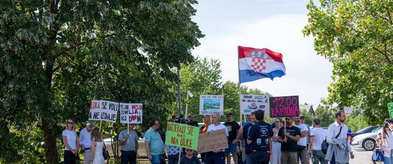 Prosvjednici u Gospiću - 2