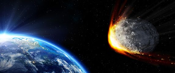 Asteroid prijeti Zemlji, ilustracija