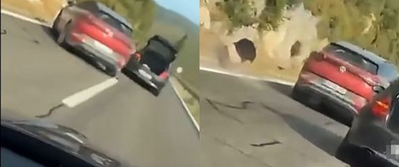 Sukob vozača kod Labina