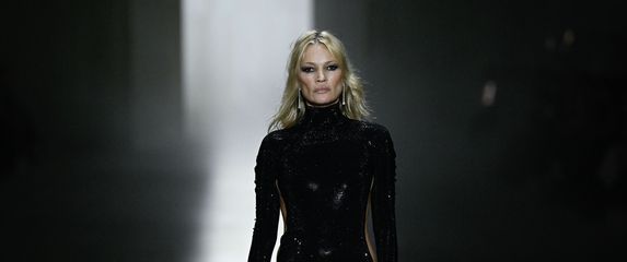 Kate Moss na reviji modne kuće Gucci