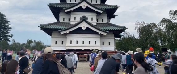Pomicanje dvorca u Japanu