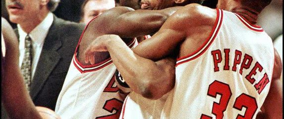 Jordan, Pippen i Rodman (Foto: AFP)