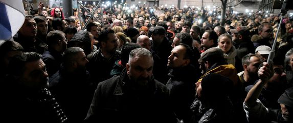 Prosvjed opozicijske koalicije Srbija protiv nasilja