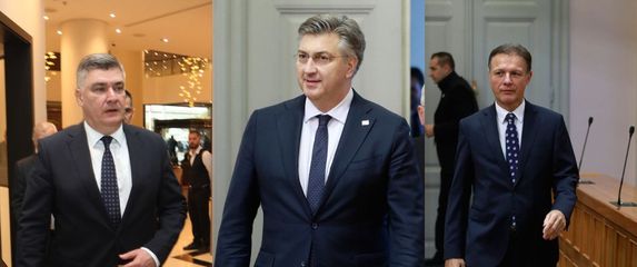 Milanović, Plenković, Jandroković