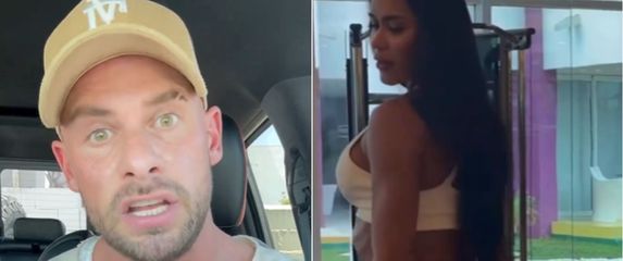 Bodybuilder Joey Swoll i manekenka u teretani čije ponašanje kritizira