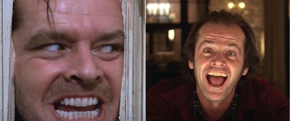 Jack Nicholson u ulozi Jacka Torrencea u filmu Isijavanje (The Shining)