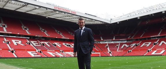 David Beckham na Old Traffordu