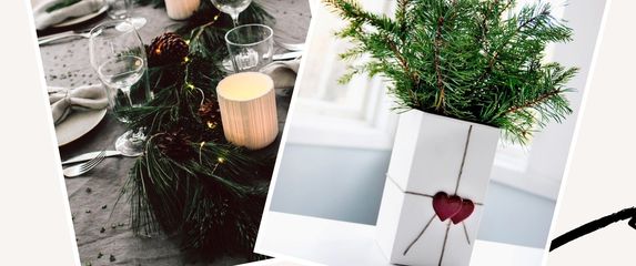 Ukrašavanje blagdanskog doma borovinom