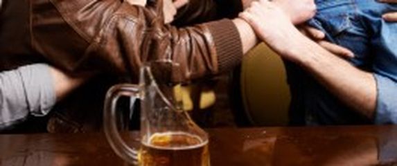 Tučnjava u baru, ilustracija