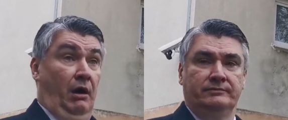 Zoran Milanović s posebnim izrazom lica pri odgovaranju na pitanje