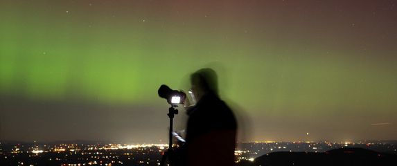 Polarna svjetlost iznad Virginije