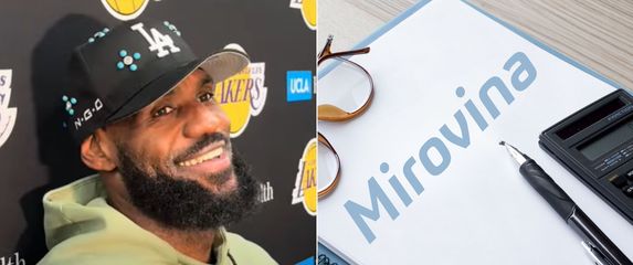 NBA košarkaš LeBron James na konferenciji za novinare i plan za mirovinu