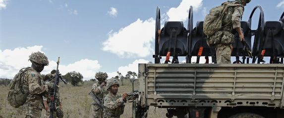 Britanski vojnici, ilustracija