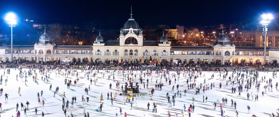 Klizalište City Park Ice Rink u Budimpešti