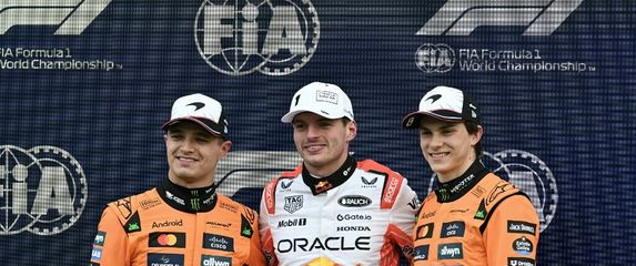 Norris, Verstappen i Piastri
