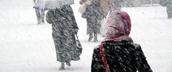 Snježna oluja, ilustracija