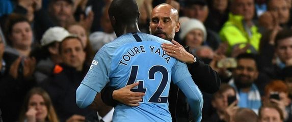 Yaya Toure i Pep Guardiola