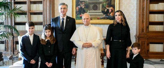 Andrej Plenković kod pape Lava XIV.
