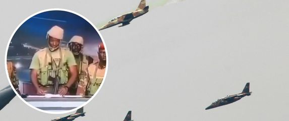 Pučisti na televiziji i nigerijsko ratno zrakoplovstvo