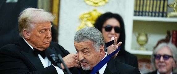 Donald Trump i Sylverster Stallone - 2