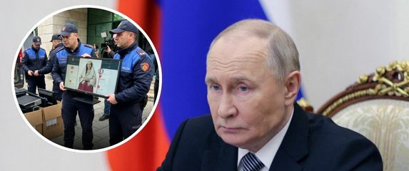 Vijest s News Bara i Vladimir Putin