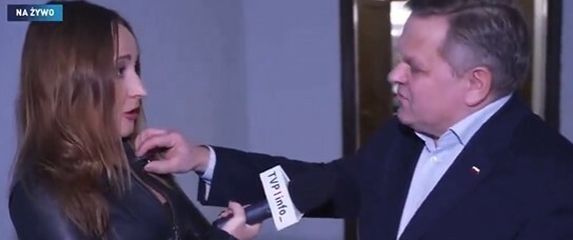 Poljska novinarka i zastupnik stranke Pravo i pravda