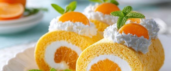 Rolada od sira i mandarina