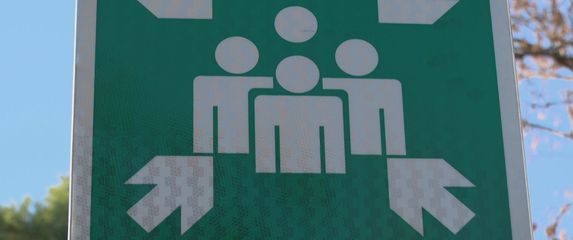 Ploče prihvata stanovništva u slučaju ugroza i nesreća u Splitu