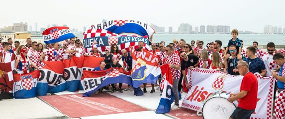 Hrvatski navijači na SP 2022. u Katru