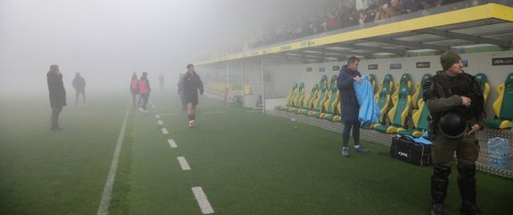 Prizor s utakmice Istra i Rijeke