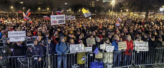 Prosvjed u Slovačkoj