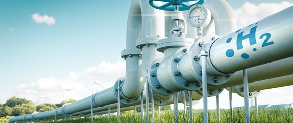 Cjevovod vodika, ilustracija