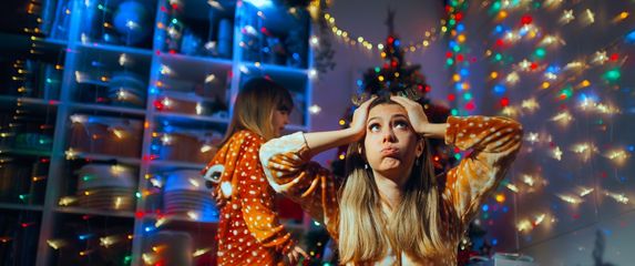 Mama u božićnom stresu